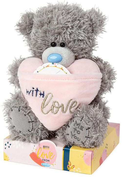 Плюшено мече Me To You с картичка - With Love