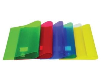 Жълта PVC подвързия Donau, А5