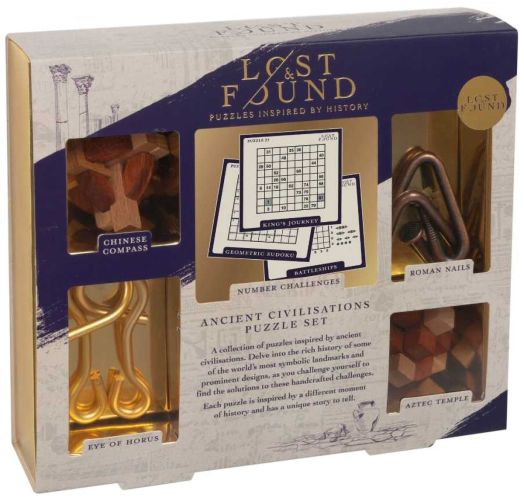 Комплект 3D пъзели Professor Puzzle, 5 бр. Антична цивилизация