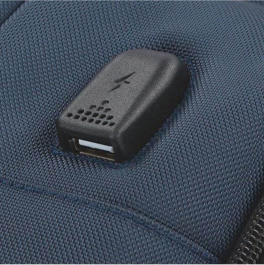 Раница за лаптоп Pepe Jeans Bromley Blue с две отделения