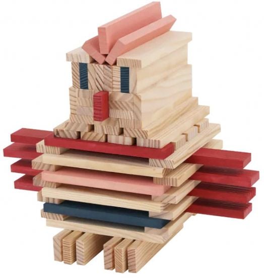 Дървен конструктор Kapla, 120 части