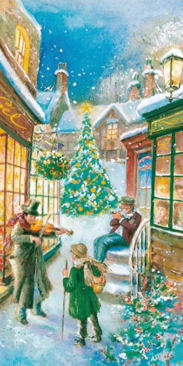 Коледна картичка за пари 