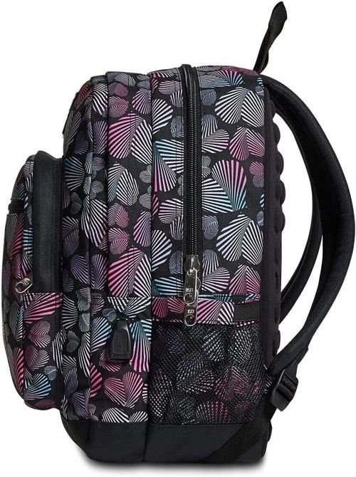 Ученическа раница Seven Freethink Jet 2022 с две отделения и USB порт