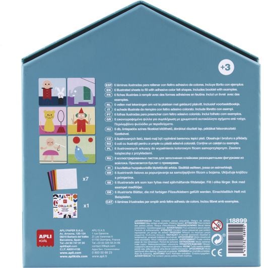 Първи творчеси комплект с рязане и лепене Apli Kids