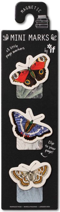 Магнитни отметки за книги - Пеперуди