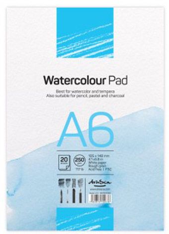 Скицник Drasca Watercolour Pad A6, 20 листа