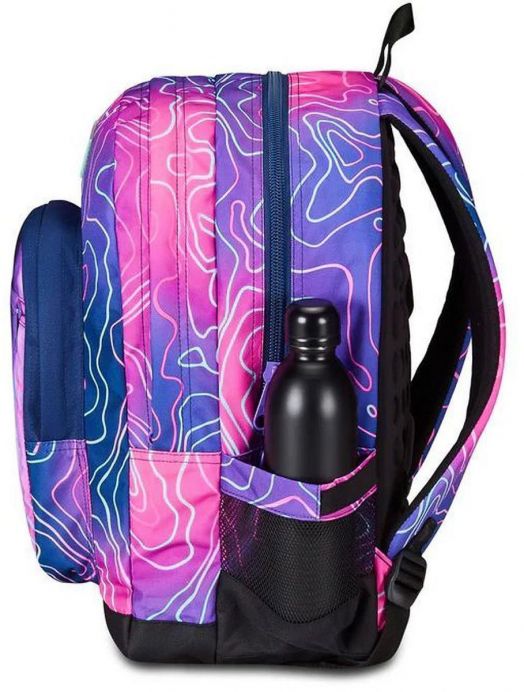 Ученическа раница Seven Freethink Mapset Girl с две отделения и USB порт