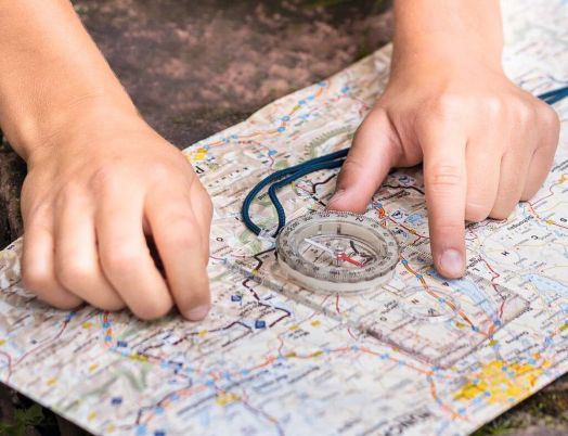 Прозрачен компас Moses Expedition Natur