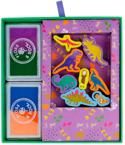Творчески комплект с печати Floss & Rock - Dino