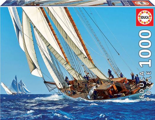 Пъзел Educa: Платноходка, 1000 части