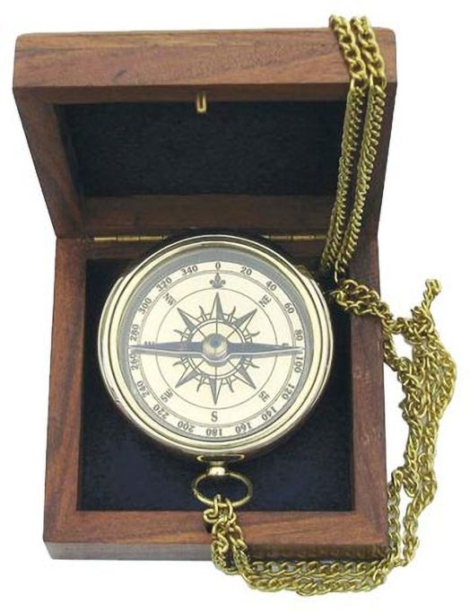 Джобен компас Sea Club с верижка
