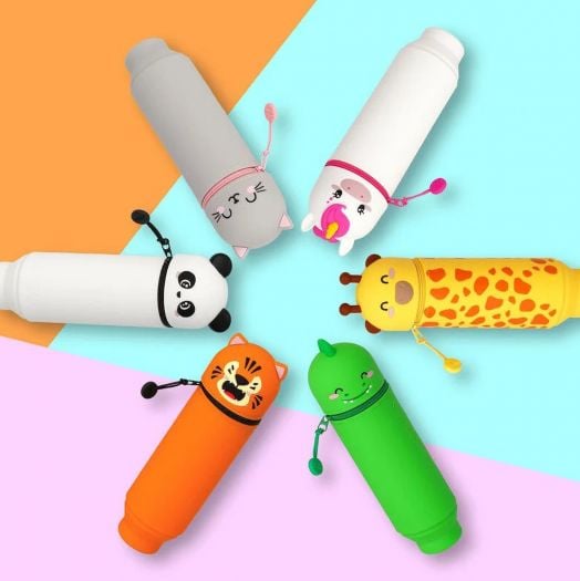 2-в-1 силиконов несесер Legami Kawaii - Tiger