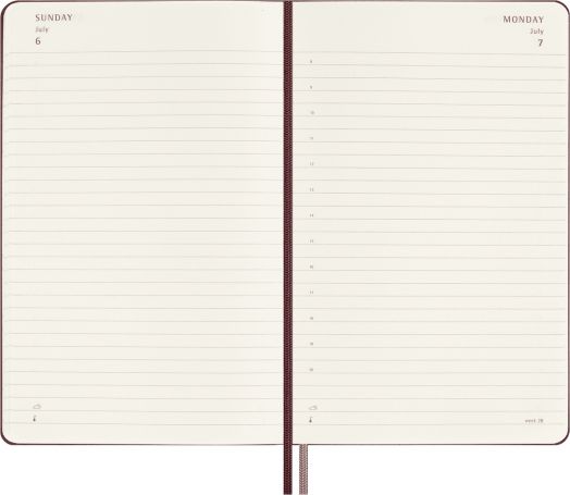 Дневен тефтер - органайзер Moleskine Harry Potter за 2025 година с твърди корици