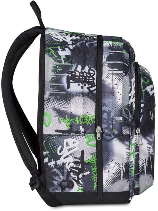 Ученическа раница Seven Pro XXL Reversible Detach Green