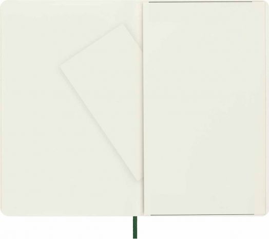 Класически тефтер Moleskine Classic Myrtle Green с меки корици и нелинирани страници