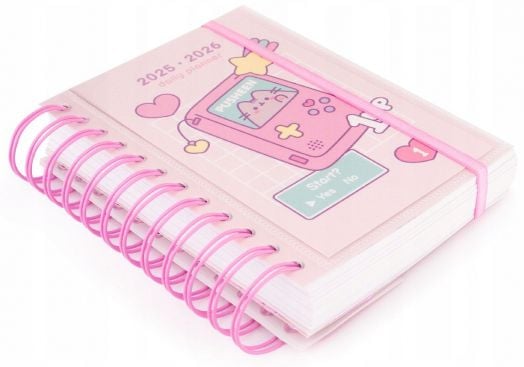 Дневен планер Grupo Erik Pusheen за 11 месеца - август 2025 / юни 2026 година