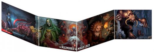 Dungeons & Dragons Campaign Book - Dungeon Master's Screen Waterdeep - Dungeon of the Mad Mage