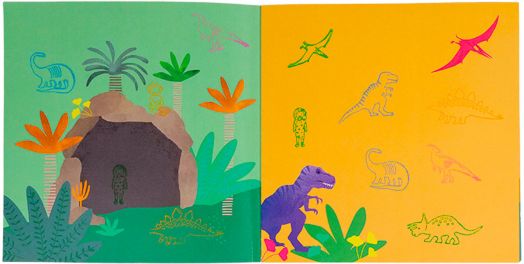 Творчески комплект с печати Floss & Rock - Dino