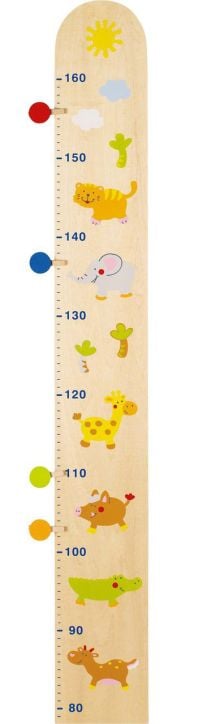 Детски метър за стена Goki - Приятели от джунглата