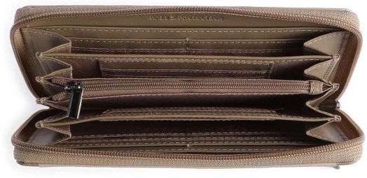 Дамски портфейл Bugatti Sina Long Zip, бежов