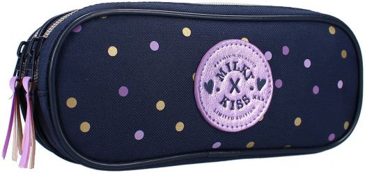Ученически несесер Vadobag Milky Kiss Dotted Delight с две отделения