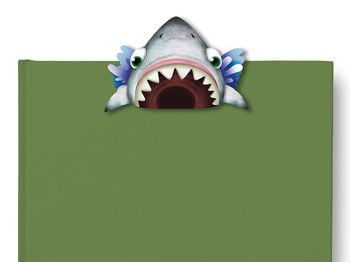 Разделител за книга със зъби - Акула