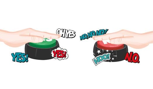 Звукови бутони Legami - Yes & No