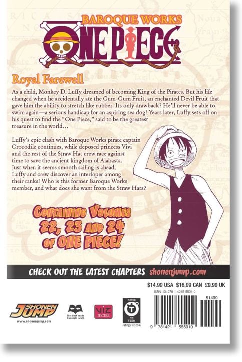 One Piece (Omnibus Edition), Vol. 8