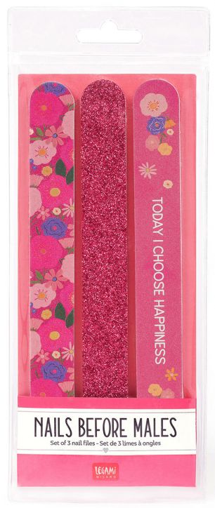 Комплект пили за нокти Legami Nails Before Males, Flowers