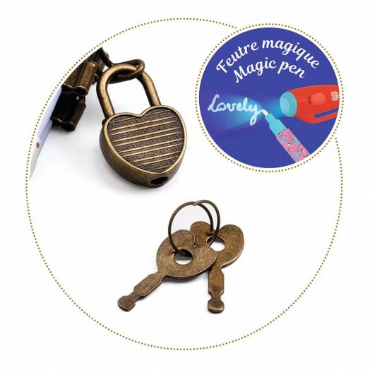 Таен дневник с магическа химикалка Djeco - Fiona