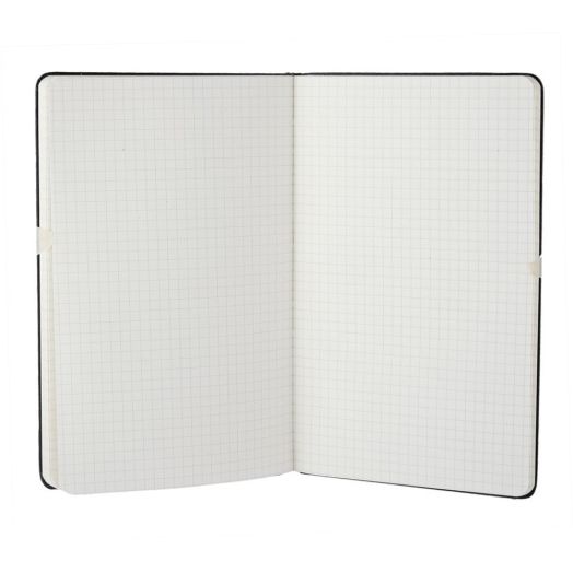 Джобен тефтер Moleskine Classic с твърди корици, листа на квадратчета