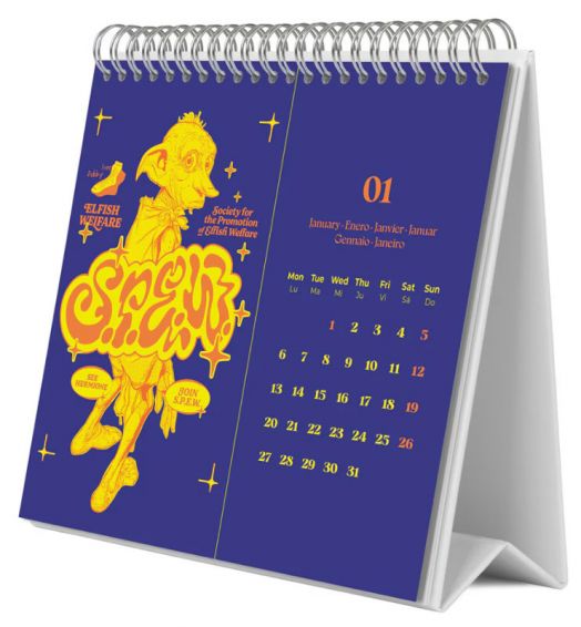 Настолен календар Grupo Erik - Harry Potter, 2025 година