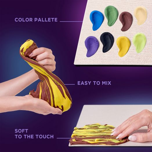 Творчески комплект Okto - Направи 3D картина с лек моделин 