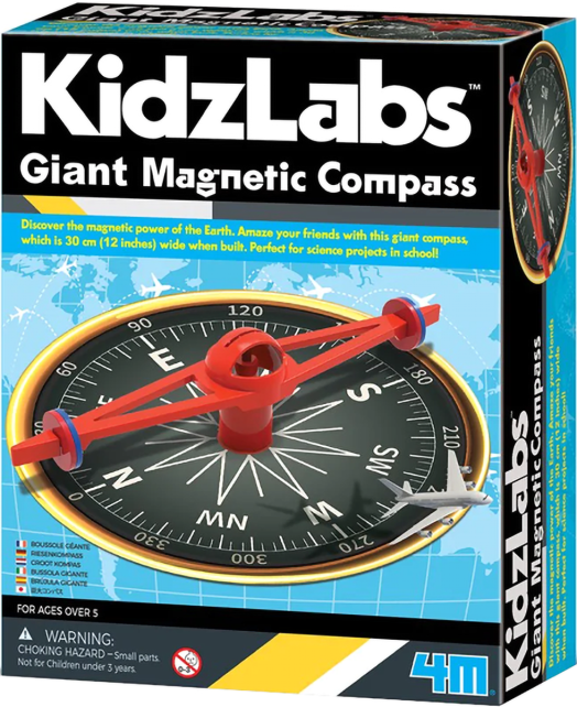Детска лаборатория 4M - Гигантски магнитен компас