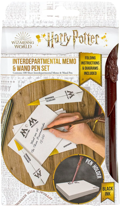 Комплект мемо пад с химикалка Harry Potter