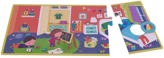 Асоциативна игра-пъзел Apli Kids - У дома