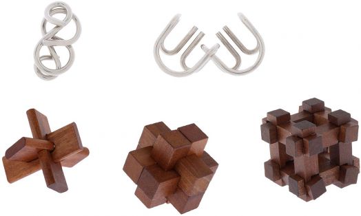 Комплект 3D пъзели Professor Puzzle, 5 бр.