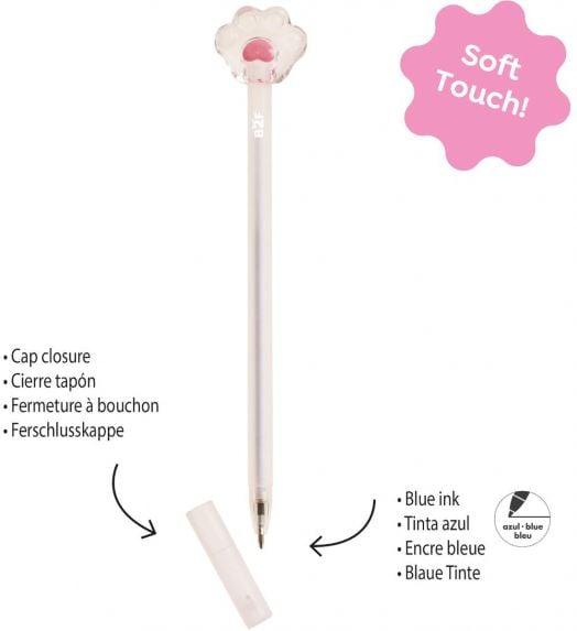 Химикалка Miquelrius Back2Fun - Лапа, розова