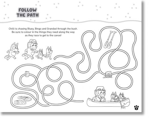 Bluey Giant Activity Pad