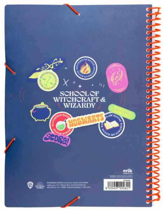 Папка с ластик Grupo Erik - Harry Potter A4