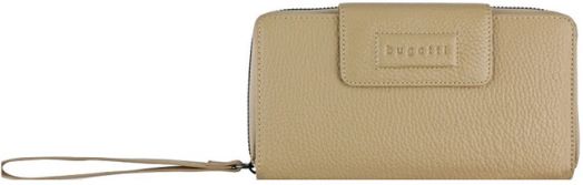 Дамски портфейл Bugatti Elsa Long Zip Wallet, бежов