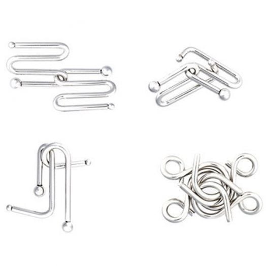 Комплект 3D метални пъзели Eureka Mania, Violet