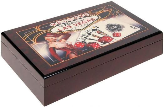 Покер комплект Modiano Las Vegas с 300 чипа