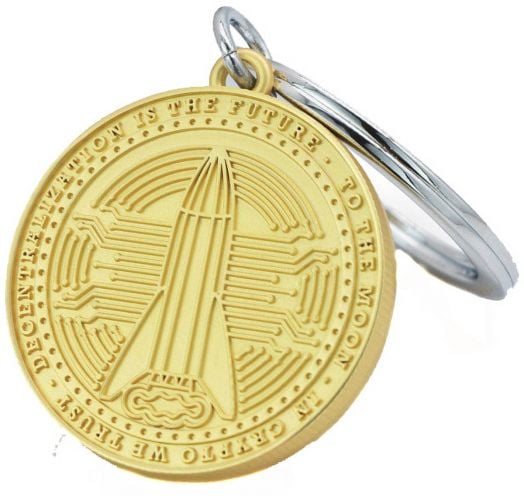 Ключодържател Metalmorphose - Cryptocoin Gold