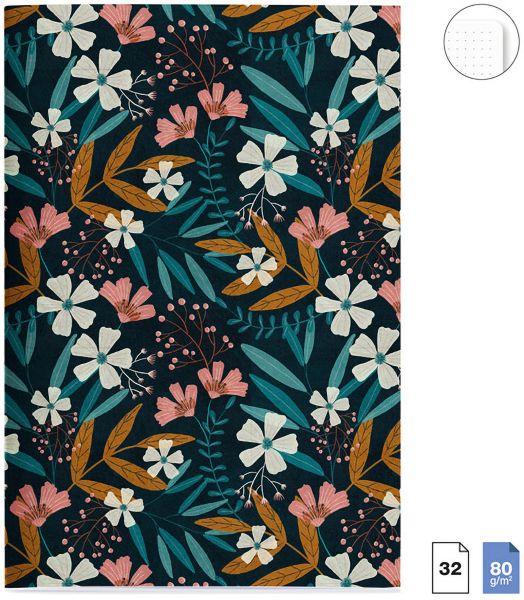 Комплект от 3 тетрадки Miquelrius Wild Flowers