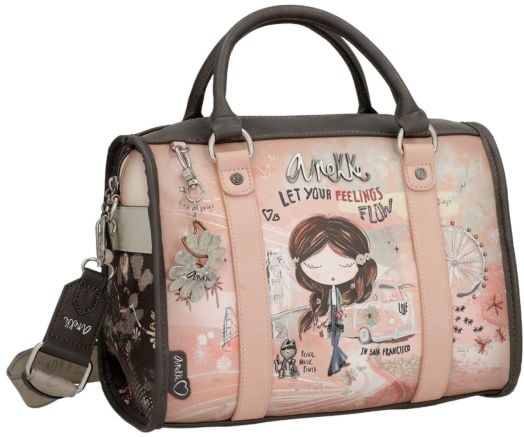 Дамска чанта Anekke Peace & Love Pink, 30 x 21 x 15 см.