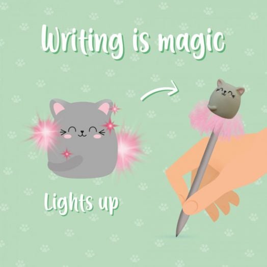 Светеща химикалка Legami Writing is Magic - Kitty