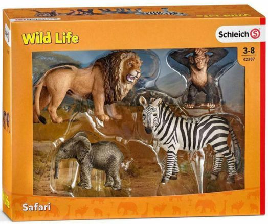 Комплект Schleich: Диви животни