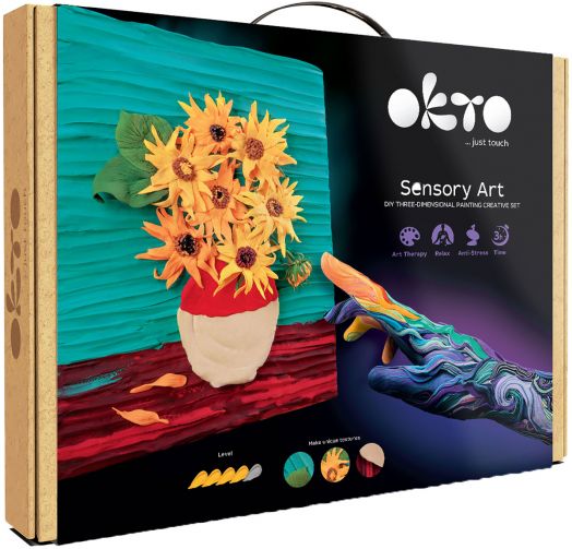 Творчески комплект Okto - Направи 3D картина с лек моделин 