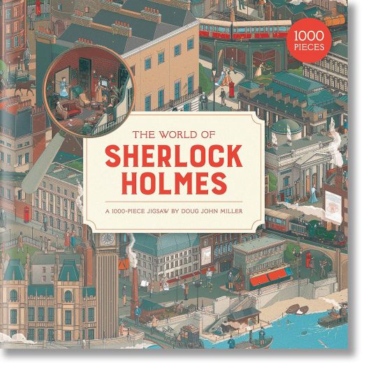 Пъзел Laurence King: The World of Sherlock Holmes, 1000 части